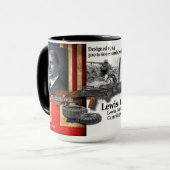 Tasse 1914 de café d'arme à feu de Lewis (Devant gauche)
