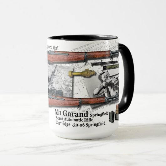 Tasse 1936 de café de précision de Springfield M1 (Devant droit)