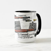 Tasse 1936 de café de Springfield M1 Garand (Devant droit)