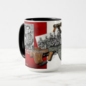 Tasse 1949 de café de mitrailleuse d'AK47 de (Devant gauche)