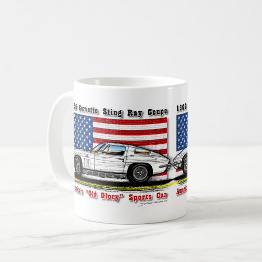 Tasse 1966 de café de coupé de Corvette (Devant gauche)