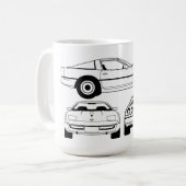Tasse 1984 de schéma de Chevrolet Corvette (Devant gauche)