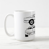 Tasse 1984 de schéma de Chevrolet Corvette (Gauche)