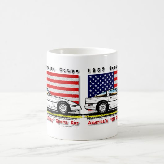 Tasse 1987 de café de coupé de Corvette (Centre)