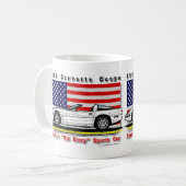 Tasse 1996 de café de coupé de Corvette (Devant gauche)