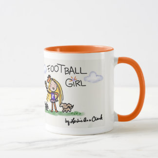 Tasse 1 de fille du football