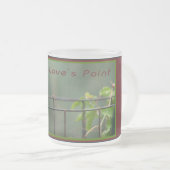 Tasse 1 d'oiseau de ronflement du point de l'amour (Devant droit)