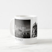 Tasse - #1 noir et blanc de Cleveland (Devant gauche)