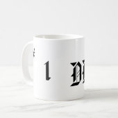 Tasse : # 1 Papa (Devant gauche)