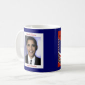 Tasse 2009 de photo d'inauguration d'Obama (Devant gauche)
