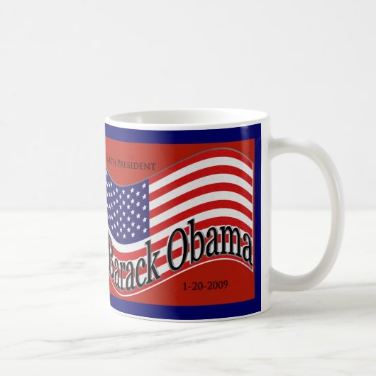 Tasse 2009 de photo d'inauguration d'Obama (Droite)