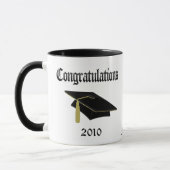 Tasse 2010 d'obtention du diplôme, mise dessus (Gauche)
