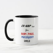 Tasse 2012 de Ron Paul (Gauche)