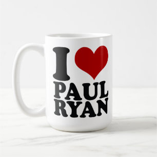 Tasse 2012 de thé de café de Paul Ryan du coeur