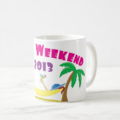 Tasse 2013 de café de week-end de filles (Devant droit)