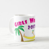 Tasse 2013 de café de week-end de filles (Devant gauche)