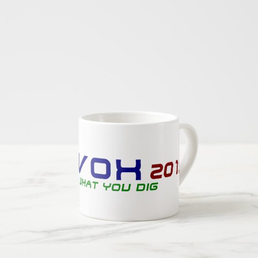 Tasse 2015 de café express de Convox (Devant droit)