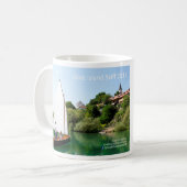 TASSE 2017 de calendrier de skiff d'île de chèvre (Devant gauche)