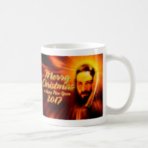 Tasse 2017 de Jésus de bonne année de Joyeux No