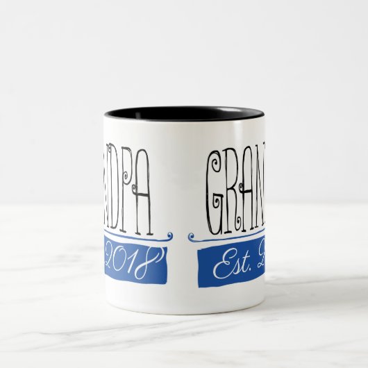 Tasse 2018 de cadeau d'est de grand-papa (Centre)