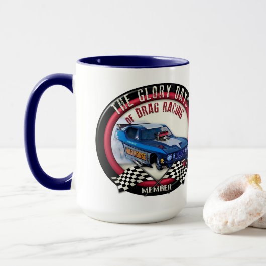 TASSE 2018 DE LÉGENDES DE CHEVAL DE BATAILLE (Avec donut)