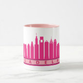 Tasse 2019 d'horizon de Philly dans le rose (Centre)