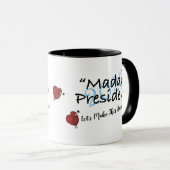 Tasse 2020 de Madame le président coeur (Devant droit)