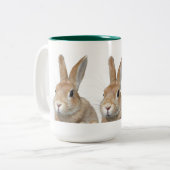TASSE 2 COULEURS ウサギ (Devant gauche)