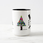 TASSE 2 COULEURS クリスマスツリー あらゆる生命たちへ感謝をささげます。 (Centre)