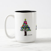 TASSE 2 COULEURS クリスマスツリー あらゆる生命たちへ感謝をささげます。 (Gauche)