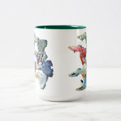 TASSE 2 COULEURS グッピー (Centre)