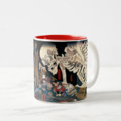 TASSE 2 COULEURS 歌川国芳、相馬の古内裏 (Devant droit)