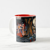 TASSE 2 COULEURS 歌川国芳、相馬の古内裏 (Devant gauche)