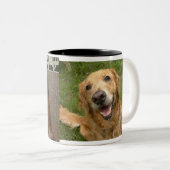 TASSE 2 COULEURS 笑顔のゴールデンレトリーバー (Devant droit)