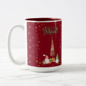 TASSE 2 COULEURS 赤色かわいいサンタさんクリスマス♡  (Gauche)