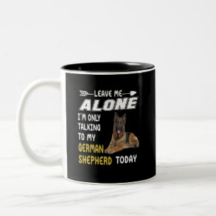 Tasse 2 Couleurs 013 Laisse-moi seul Je ne parle qu'à mon allemand