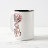 Tasse 2 Couleurs 05A Dollz par : Svace - Série 01 (Devant gauche)