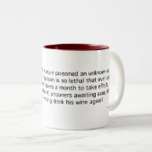 Tasse 2 Couleurs 100 barils empoisonnés (Devant droit)