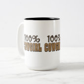 Tasse 2 Couleurs 100% Cowgirl (Devant gauche)