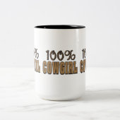 Tasse 2 Couleurs 100% Cowgirl (Centre)