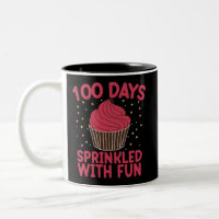 100 Jours Parsemés De Fun Cupcake Écolière 