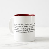 Tasse 2 Couleurs 100 pirates rationnels (Devant gauche)