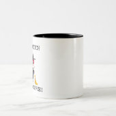 Tasse 2 Couleurs 100% Sorcière Avant Café (Centre)