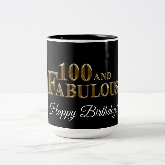 Tasse 2 Couleurs 100e anniversaire (Centre)