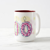 Tasse 2 Couleurs 100e anniversaire "Faites un voeu chaque jour" (Devant droit)