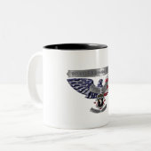 Tasse 2 Couleurs 101e division aéroportée "Fière d'avoir servi" (Devant gauche)