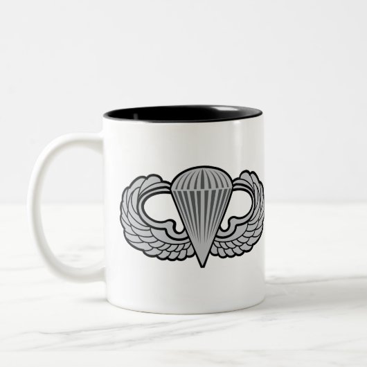 Tasse 2 Couleurs 101e Patch aéroporté avec Jump Wings (Gauche)
