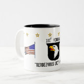 Tasse 2 Couleurs 101st Division aéroportée (Devant gauche)