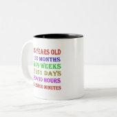 Tasse 2 Couleurs 105e anniversaire Jalons (Devant gauche)
