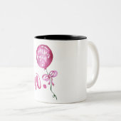 Tasse 2 Couleurs 10ème Fille d'anniversaire, cadeaux de filles (Devant droit)